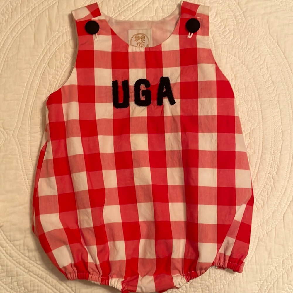 Little Bear Smocks UGA bubble, sz 12m